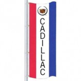 Cadillac дилер двухсторонний драпировочный флаг с хорошей ценой