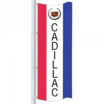 cadillac dealer double sided drape flag with good price