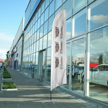 cadillac retail feather flag for auto dealerships