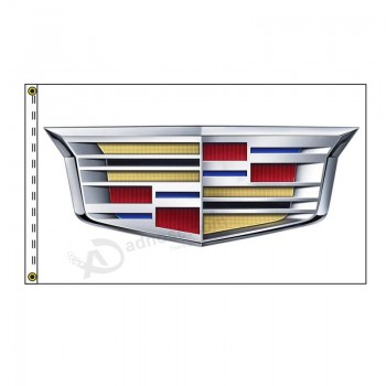 cadillac authorized dealer flag (3 ft x 5 ft) with cheap price