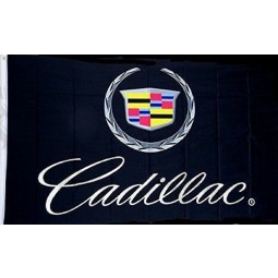 100% новый для cadillac флаг баннер cadillac автомобиль черные гоночные флаги декор стены