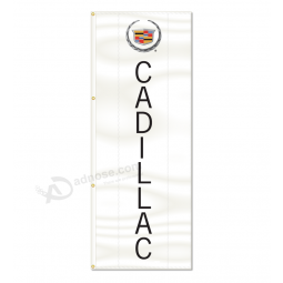 3x8 ft. Verticale vlag van cadillac-logo met hoge kwaliteit