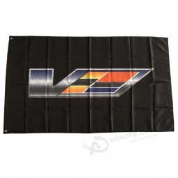 Cadillac Fahnen Banner 3x5ft-90x150cm 100% Polyester, Leinwandkopf mit Metallöse