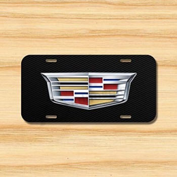 Cadillac License Plate Vehicle Auto Vehicle Tag Escalade ATS Cts Xt5 Xts Carbon Novelty Accessories License Plate Art