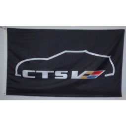 kundenspezifische hochwertige Cadillac CTS V Flagge 3x5 Coupé Großhandelsfahne