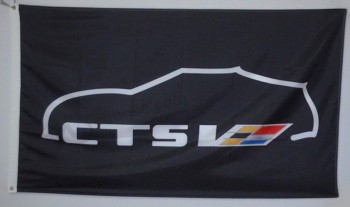 wholesale custom high quality cadillac CTS V flag 3x5 coupe banner