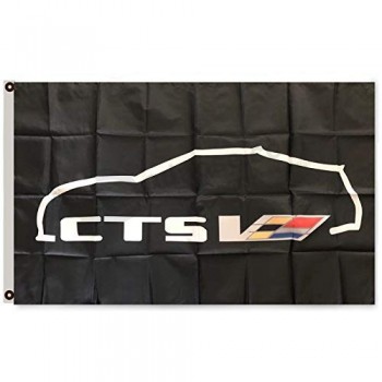 Mountfly Cadillac CTS V Racing Flagge Banner 3 x 5 Fuß Man Höhle