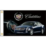 Großhandel benutzerdefinierte hochwertige Autofahne Cadillac Banner 3ftx5ft 100% Polyester 04