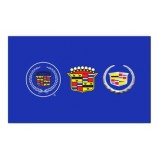 neoplex F 1490 blau 6 wappen historische cadillac 3'X 5 'flagge