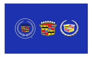 neoplex F 1490 blauwe 6-kuif historische cadillac 3'X 5 'vlag