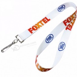 groothandel custom hoge kwaliteit mode lanyard sleutelhangers id-kaart lanyard