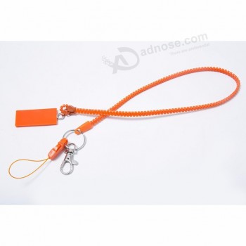 Cordones de cremallera de cordón de alta calidad de diseño personalizado para cordones de llavero