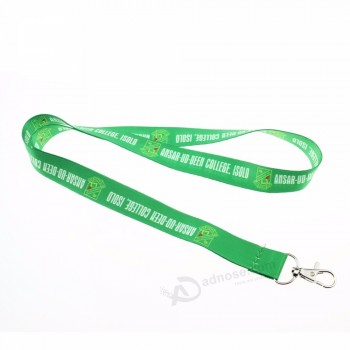 Customized Nylon Strap Key Chain Lanyard and badge holder No Minimum Order Quantity