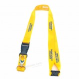 Großhandel maßgeschneiderte neue Logo offiziellen Lanyard Schlüsselanhänger Schlüsselbund abtrennbare Lanyard