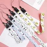 1 stück neuheit kaktus flamingo umhängeband lanyard versenkbare kartenhalter abzeichen rolle telefon hängen seil schlüsselanhänger abzeichen halter