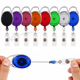 retractable pull ID name lanyard  name card badges badge holders Tag clip Key rings card holder belt Key holder office supplies