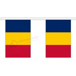 all'ingrosso chad flag 9m bunting 22cm x 15cm (9 
