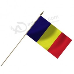 Großhandel benutzerdefinierte hochwertige Chad Flagge 12 x 18 Zoll