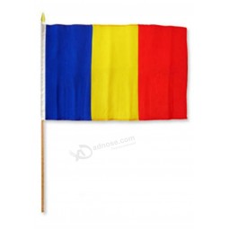groothandel aangepaste hoge kwaliteit Tsjaad vlag 12 x 18 inch
