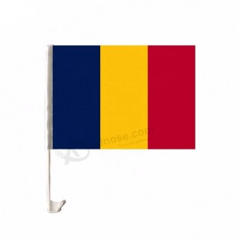 Einzelhandel Seidendruck Tschad Autofenster Hooder Flagge