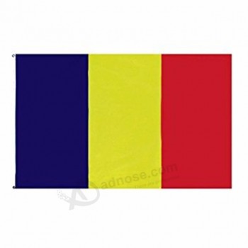 Brauch alle Land 3 x 5 Polyester Chad Nationalflagge