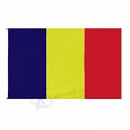 custom all country 3x5 polyester nationale vlag van Tsjaad