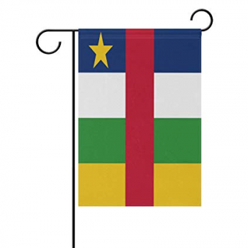 극을 가진 뜨거운 판매 정원 장식적인 중앙 아프리카 공화국 깃발