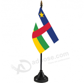 Oficina decorativa mini bandera de mesa de África central