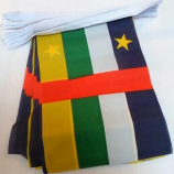 bandera decorativa de la bandera del empavesado de África Central