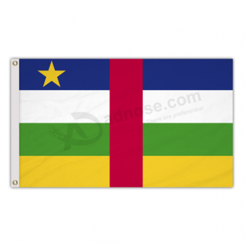 装飾中央アフリカ共和国国民国バナーフラグ