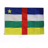 폴리 에스터 직물 중앙 아프리카 공화국 국기