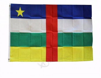 Polyestergewebe Zentralafrikanische Republik Landesflagge