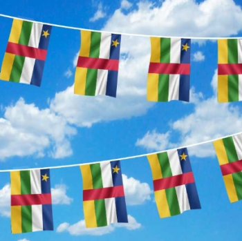 Sport Dekoration Zentralafrikanische Republik String Flagge