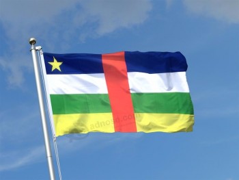продвижение стандартного размера центральноафриканский национальный флаг