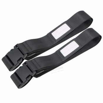 ラゲッジストラップナイロン調節可能バックル保護スーツケースパッキングベルト