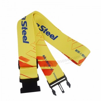 Adjustable Seat Belt Suitcase Parts Fixed Suitcase Belts with Sublimation Printing