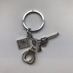 2019 новые полицейские карты брелок наручники ключ подвеска пистолет брелок кошмар гангстера подарок справед
