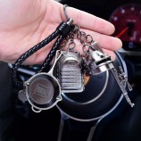 Brazos pubg de alta calidad mini modelo llaveros de metal casco 98K mochila Pan llavero monedero del coche hombres llaveros titular baratijas regalo