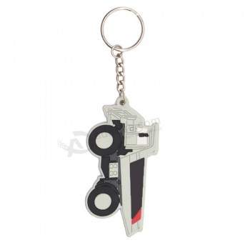souvenir keychain custom die cast rubber key chain