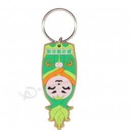 aangepast ontwerp rubber sleutelhanger, zachte PVC sleutelhanger
