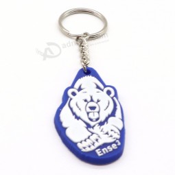 beliebte gummi bedruckte pvc keychain benutzerdefinierte