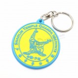 Promotional Cartoon 3D Embossed Rubber Keychain PVC