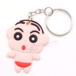 cute soft pvc rubber keychain for wholesale