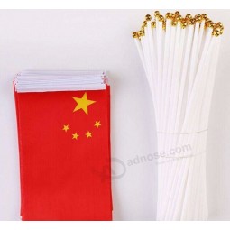 中国のステッカーの旗の陶磁器の手持ち型の旗の卸売