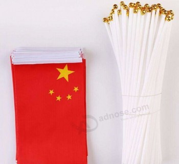 中国のステッカーの旗の陶磁器の手持ち型の旗の卸売