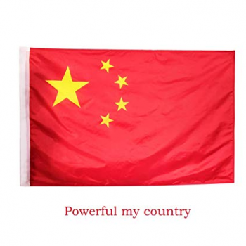 alta qualidade poliéster bandeira nacional da china