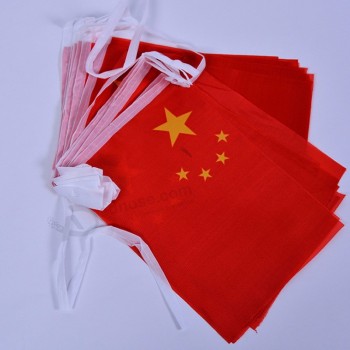 China Bunting Banner Flaggen WM China String Flagge