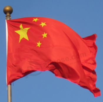 3x5ft poliéster personalizado bandera nacional de china