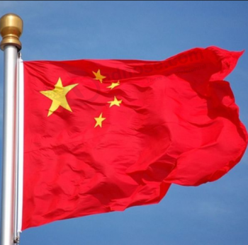 hoge kwaliteit polyester nationale vlag van China