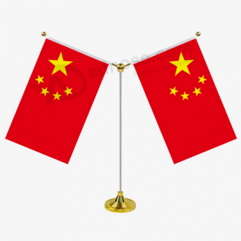 mini China national table flags China desktop flag